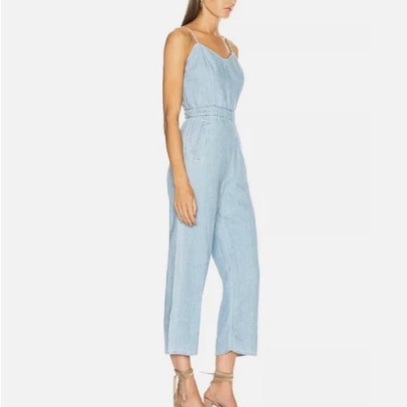 NWT!! Mother The Cut It Out Jumpsuit in Songbird - Picture 3 of 11